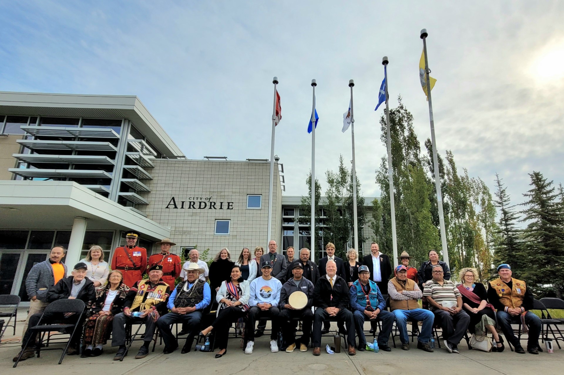 city-of-airdrie-adds-new-flags-outside-of-city-hall-discoverairdrie
